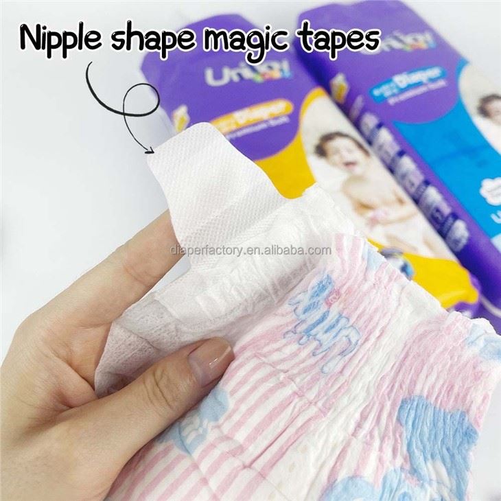 Disposable Baby Diapers With Elastic Waistband Disposable Baby Diapers With Elastic Waistband